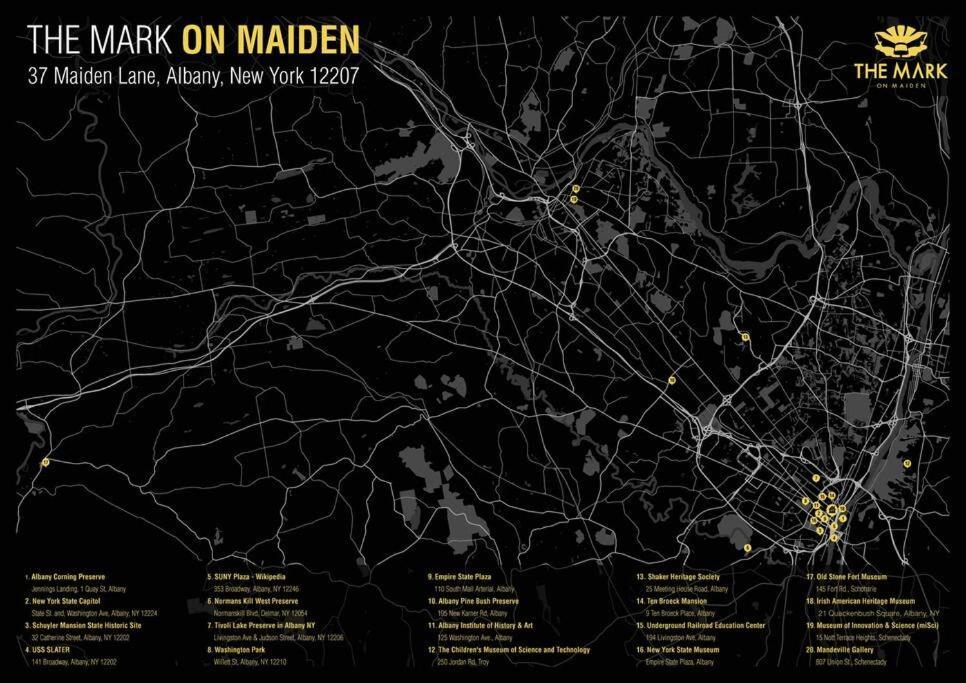 Apartament Downtown Albany 1 Bed + Workstation @ Maiden Lane Zewnętrze zdjęcie